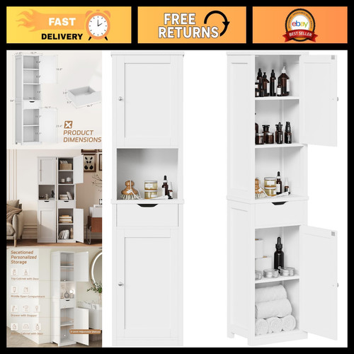 Tall bathroom storage - bathroom,