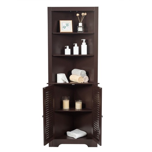 Bathroom corner storage - bathroom,