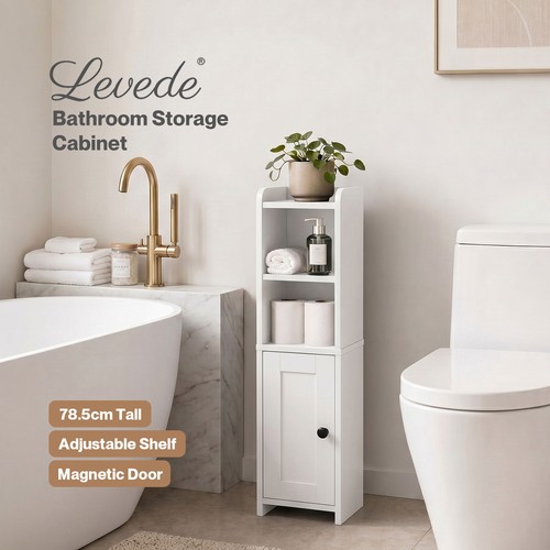Levede bathroom cabinet slim - levede,