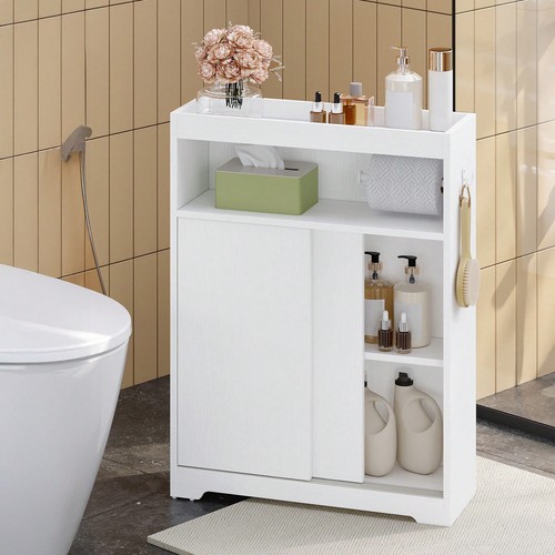 Slim bath storage cabinet - bath,