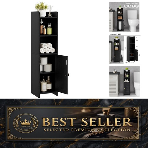 Sleek black corner storage - black,