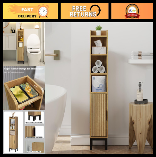 Narrow bathroom storage - bathroom,