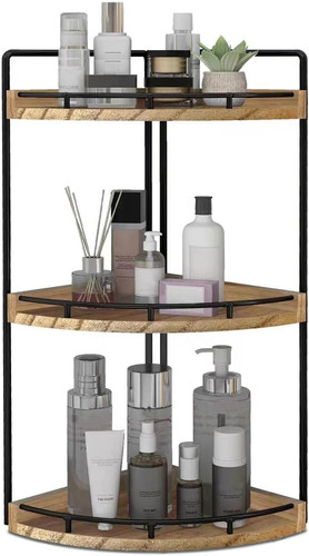 Corner bathroom organizer - corner,